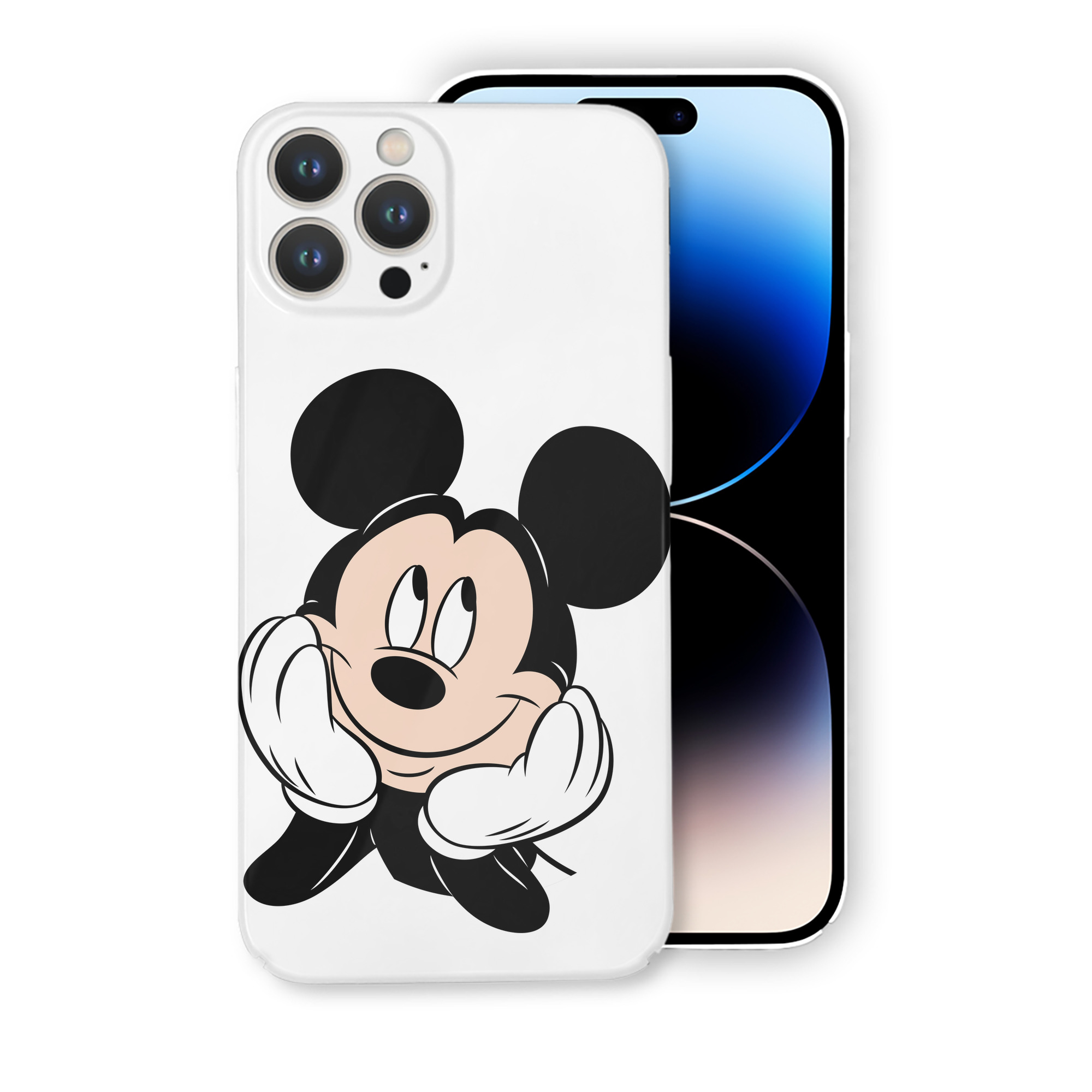 （画像用） ミッキーマウス Mickey Mouse 【iPhone 14シリーズ対応】ハードケース